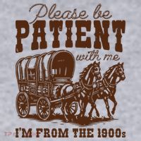 Please Be Patient With Me IM From The 1900s Women's Sweatshirt thumb 2