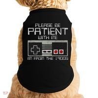 Please Be Patient With Me I'm From The 1900s Old Gamer Doggie Tank thumb 0