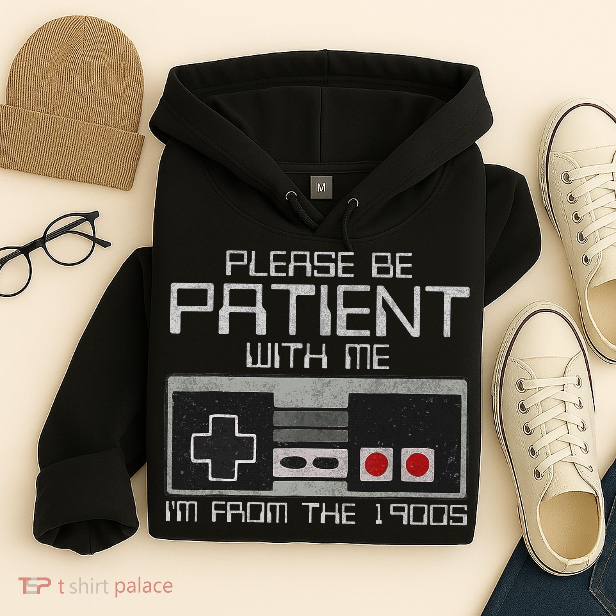 Please Be Patient With Me I'm From The 1900s Old Gamer Hoodie