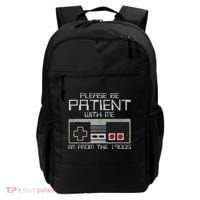 Please Be Patient With Me I'm From The 1900s Old Gamer Backpack thumb 0