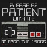 Please Be Patient With Me I'm From The 1900s Old Gamer Women's Hoodie thumb 2