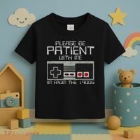 Please Be Patient With Me I'm From The 1900s Old Gamer Toddler T-Shirt thumb 3