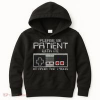 Please Be Patient With Me I'm From The 1900s Old Gamer Kids Hoodie thumb 0