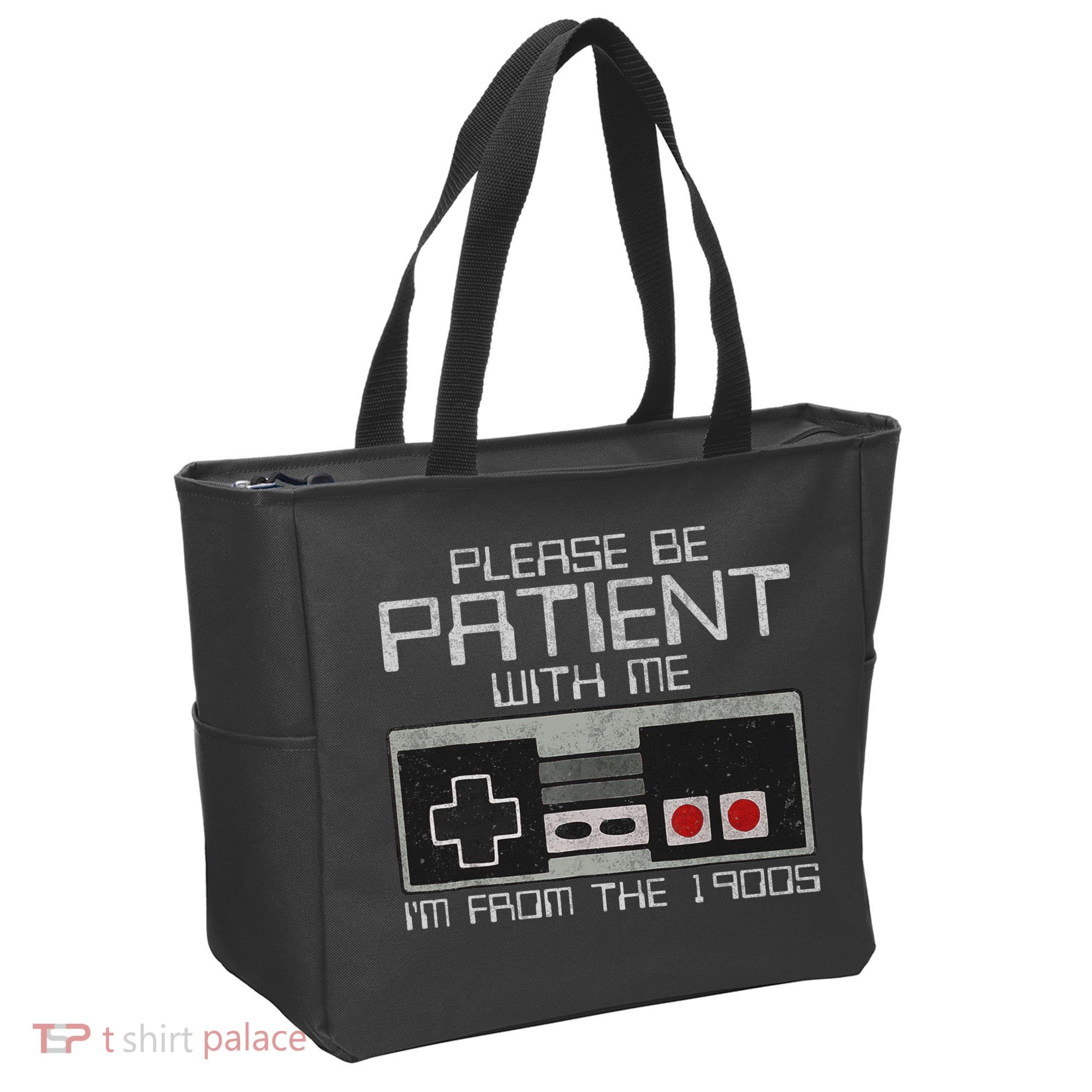 Please Be Patient With Me I'm From The 1900s Old Gamer Tote Bag