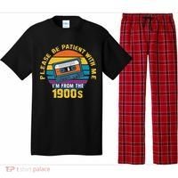 Please Be Patient With Me I'm From The 1900s Funny Dad Pajama Set thumb 0