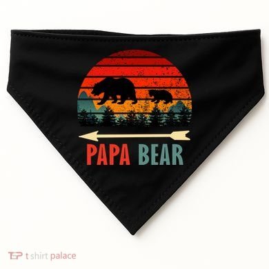 Papa Bear USA-Made Doggie Bandana