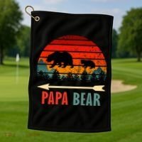 Papa Bear Golf Towel thumb 1