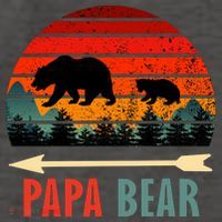 Papa Bear Vector Backpack thumb 2
