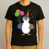 Penguin Birthday Penguin Birthday Party Penguin Theme T-Shirt thumb 3