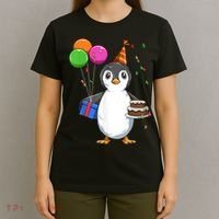 Penguin Birthday Penguin Birthday Party Penguin Theme T-Shirt thumb 4