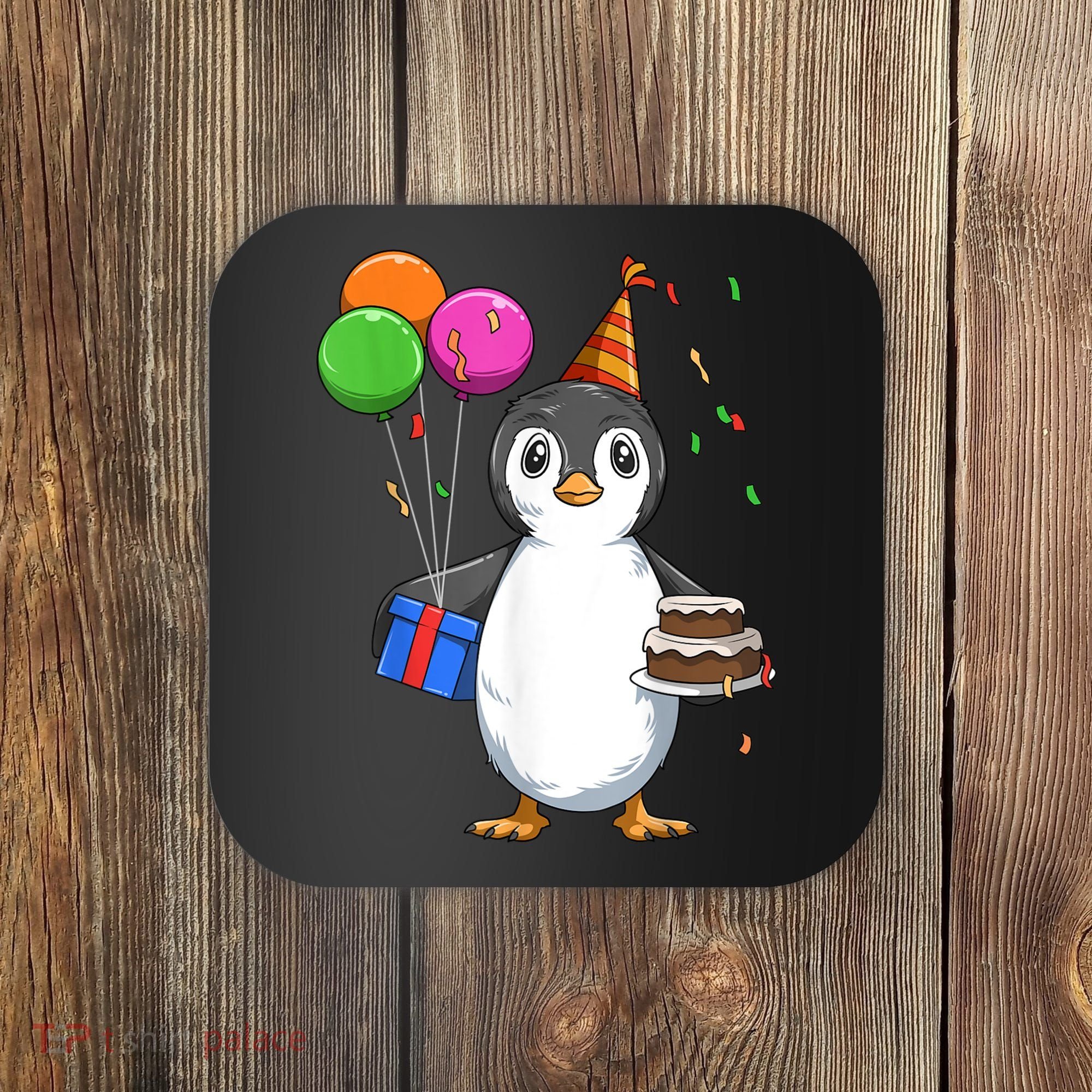 Penguin Birthday Penguin Birthday Party Penguin Theme Coaster