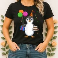 Penguin Birthday Penguin Birthday Party Penguin Theme Women's T-Shirt thumb 2