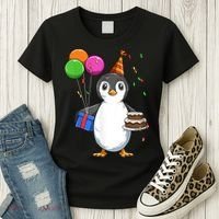 Penguin Birthday Penguin Birthday Party Penguin Theme Women's T-Shirt thumb 3
