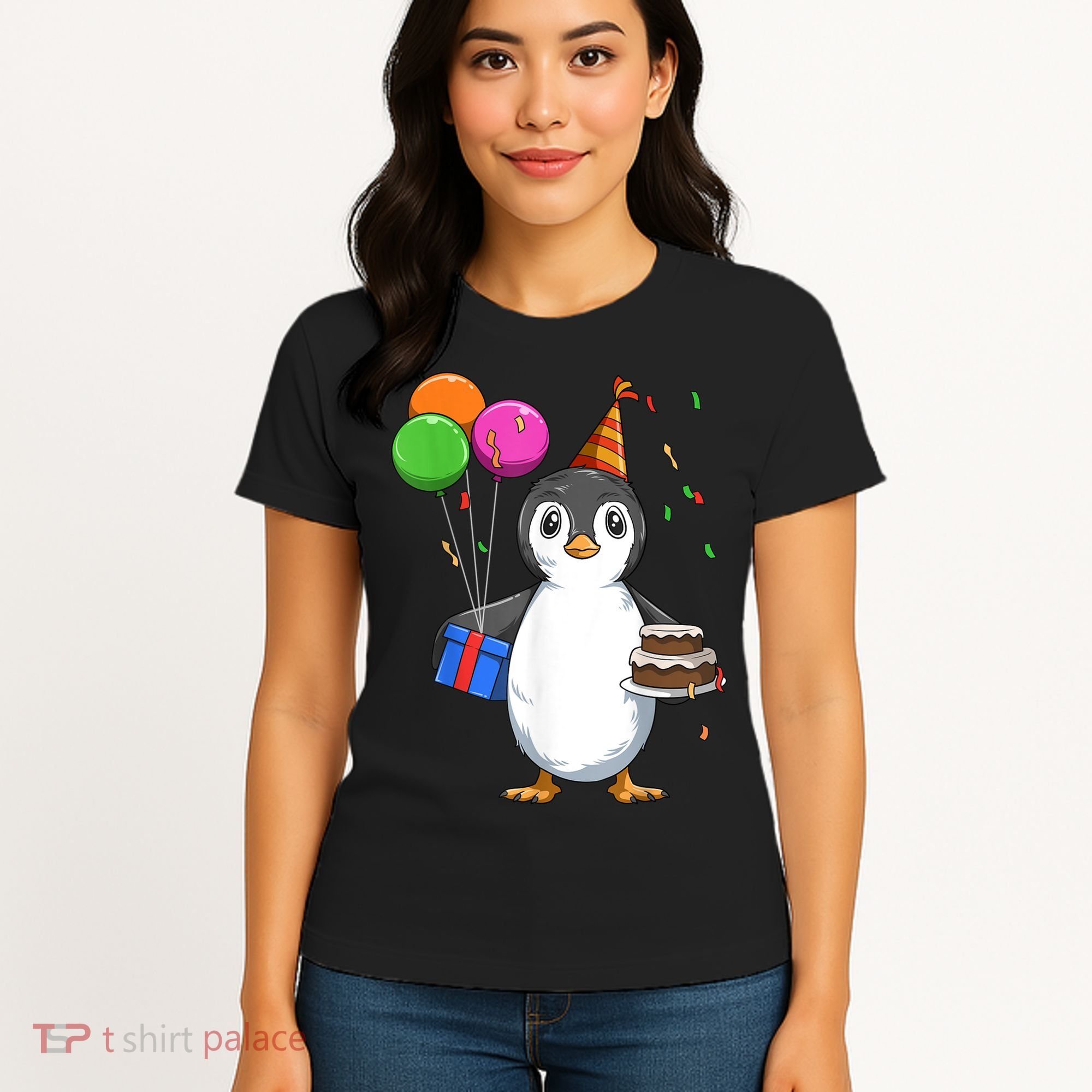 Penguin Birthday Penguin Birthday Party Penguin Theme Women's T-Shirt