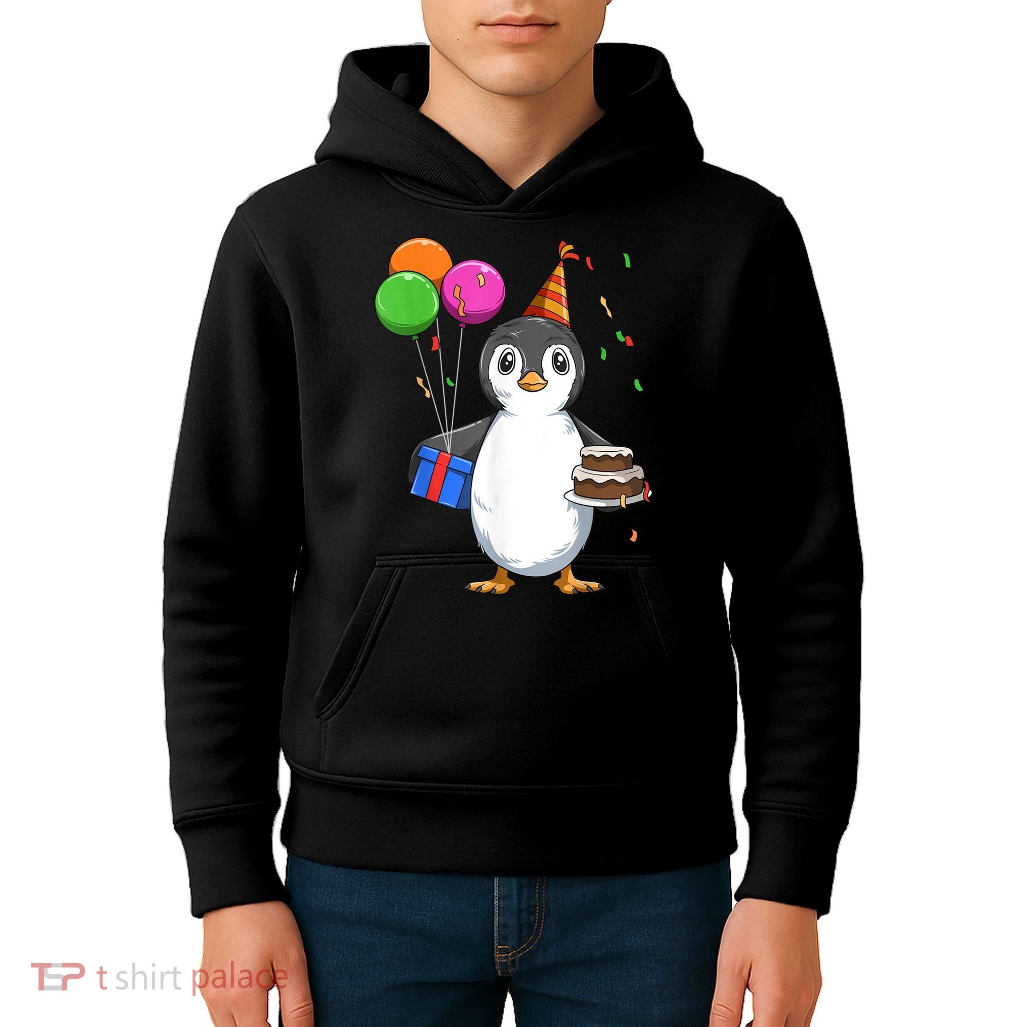 Penguin Birthday Penguin Birthday Party Penguin Theme Kids Hoodie
