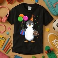 Penguin Birthday Penguin Birthday Party Penguin Theme Kids T-Shirt thumb 3