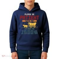Please Be Patient I Was Born In The 1900s Kids Hoodie thumb 4