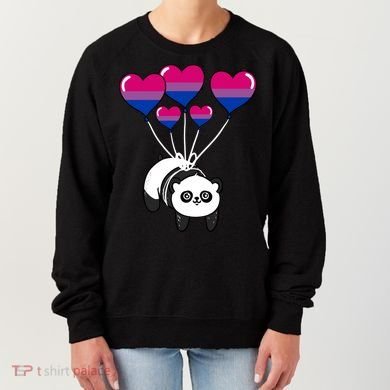 Panda Bisexual Pride Gift Women's Sweatshirt