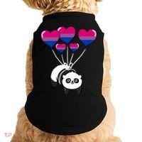 Panda Bisexual Pride Gift Doggie Tank thumb 0