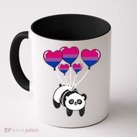 Panda Bisexual Pride Gift Coffee Mug thumb 0