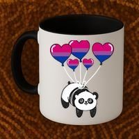 Panda Bisexual Pride Gift Coffee Mug thumb 2