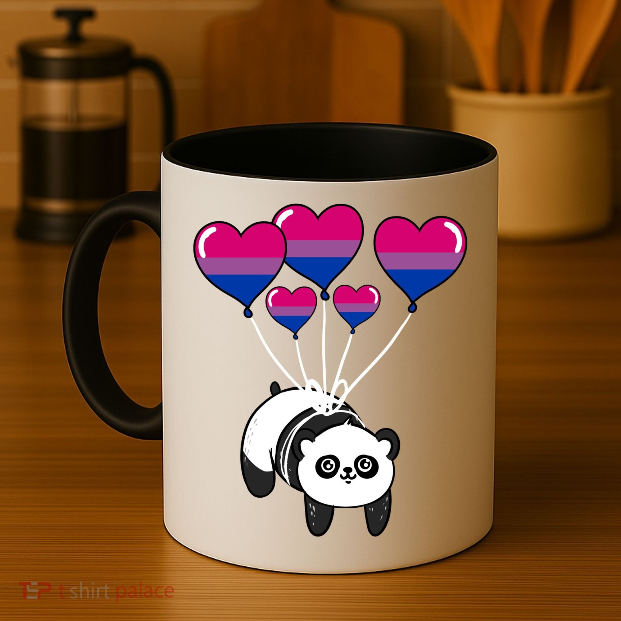 Panda Bisexual Pride Gift Coffee Mug