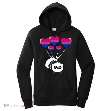 Panda Bisexual Pride Gift Women's Hoodie