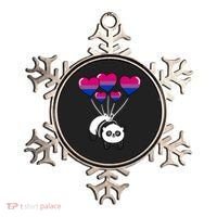 Panda Bisexual Pride Gift Ornament thumb 0