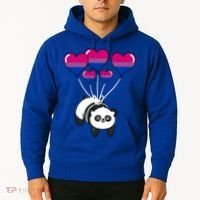Panda Bisexual Pride Gift Hoodie thumb 2