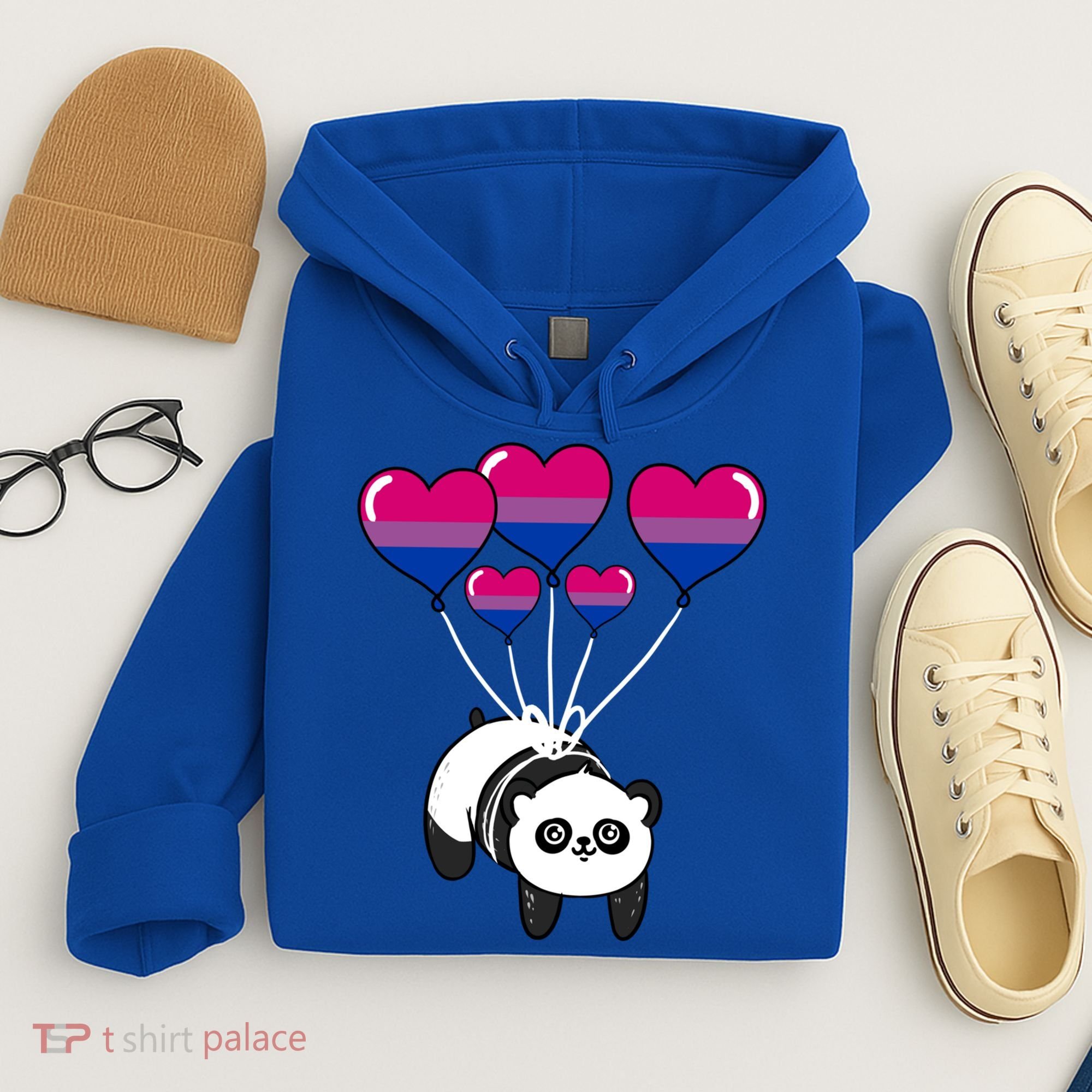 Panda Bisexual Pride Gift Hoodie