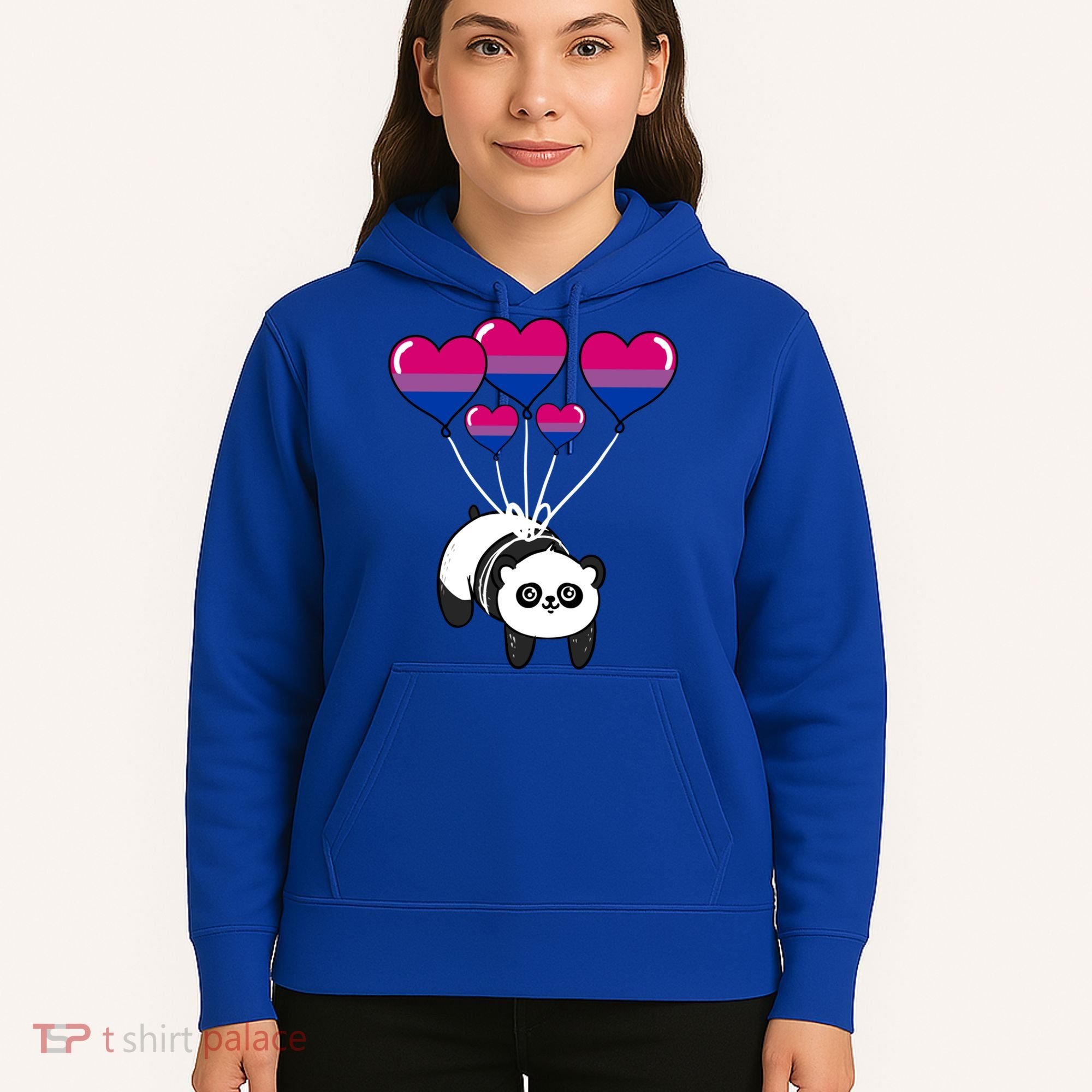Panda Bisexual Pride Gift Hoodie