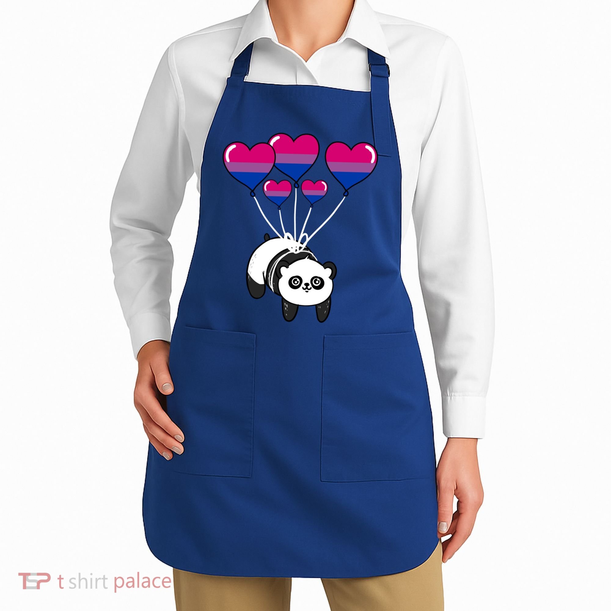 Panda Bisexual Pride Gift Apron