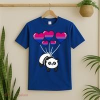 Panda Bisexual Pride Gift T-Shirt thumb 2