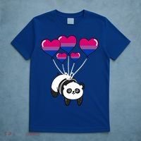 Panda Bisexual Pride Gift T-Shirt thumb 5