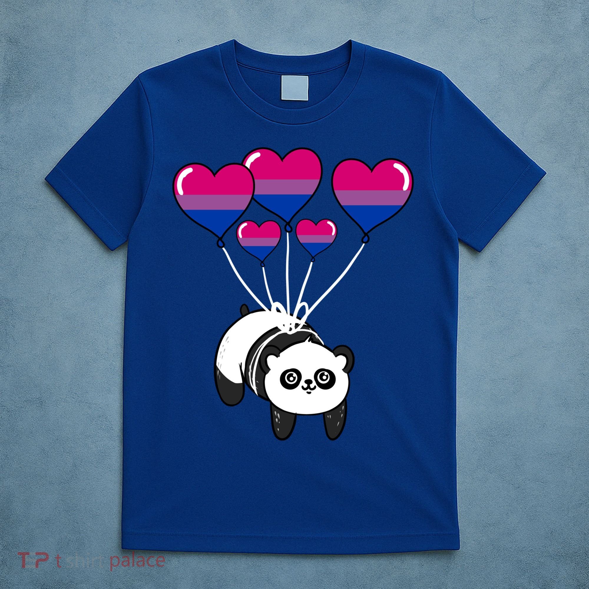 Panda Bisexual Pride Gift T-Shirt