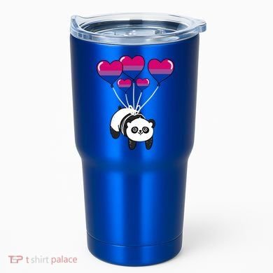 Panda Bisexual Pride Gift Tumbler
