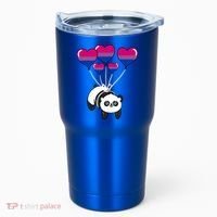 Panda Bisexual Pride Gift Tumbler thumb 0