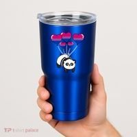 Panda Bisexual Pride Gift Tumbler thumb 2