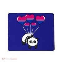 Panda Bisexual Pride Gift Mousepad thumb 0