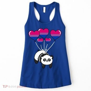 Panda Bisexual Pride Gift Women's Tank Top