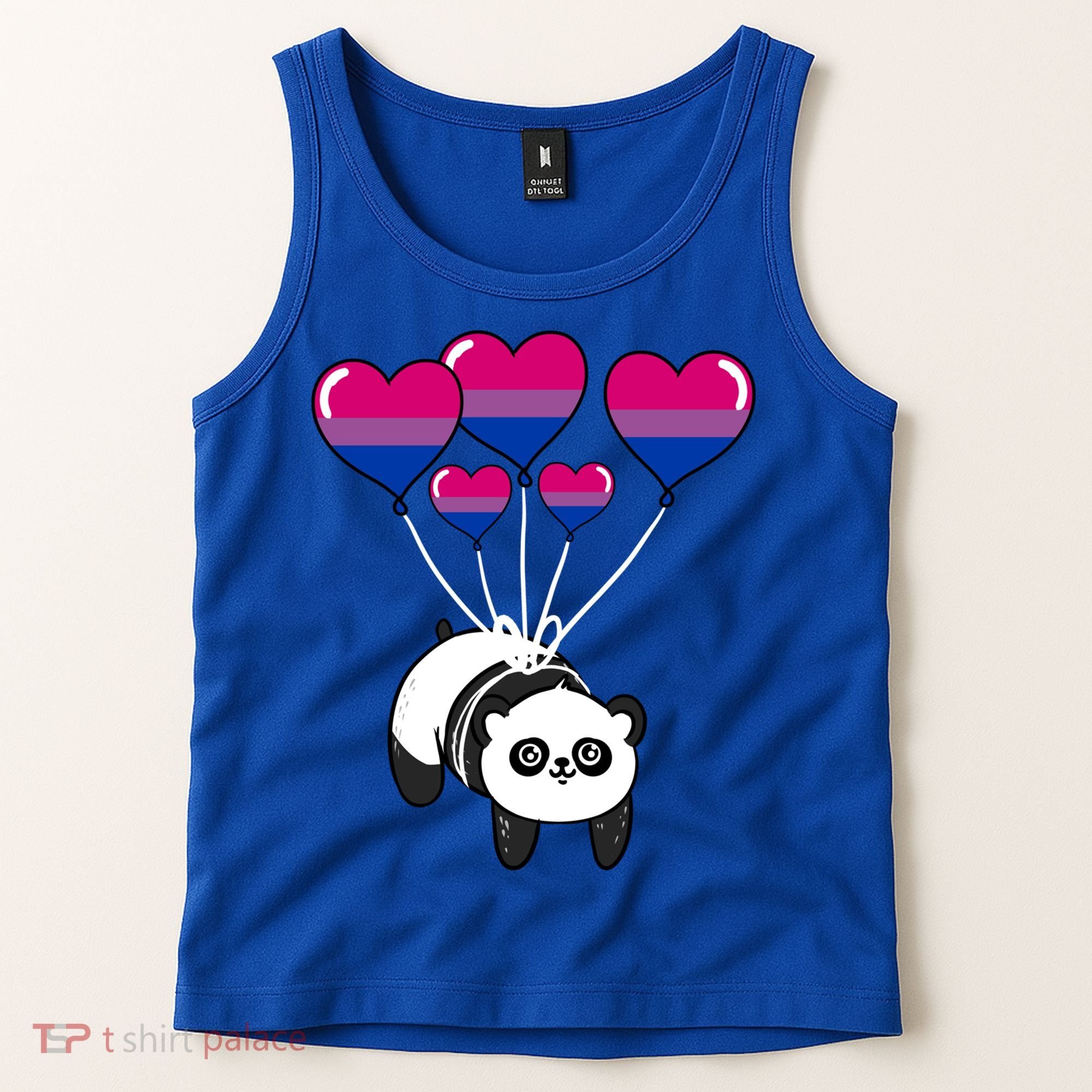 Panda Bisexual Pride Gift Tank Top