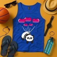 Panda Bisexual Pride Gift Tank Top thumb 4