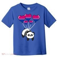 Panda Bisexual Pride Gift Toddler T-Shirt thumb 0