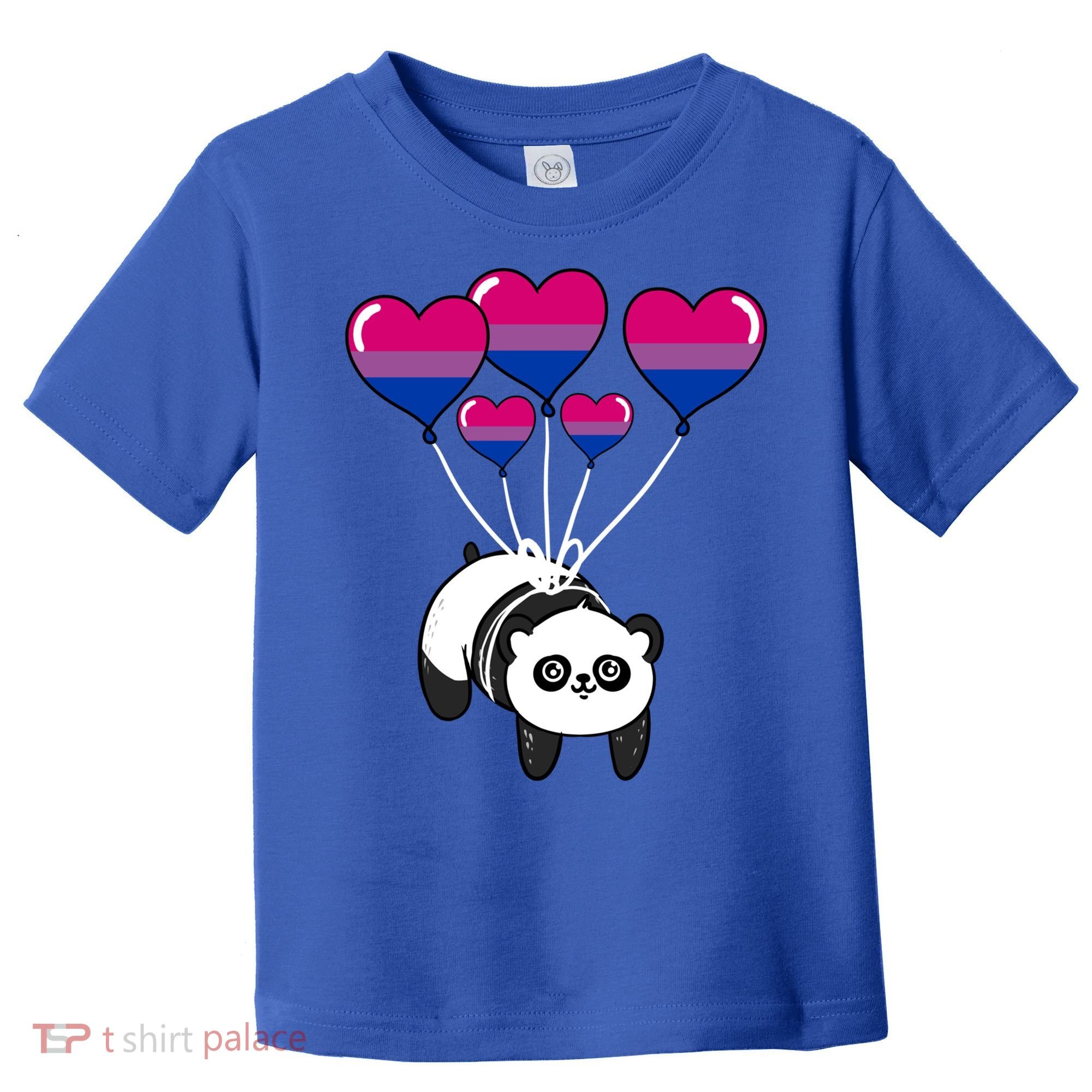 Panda Bisexual Pride Gift Toddler T-Shirt
