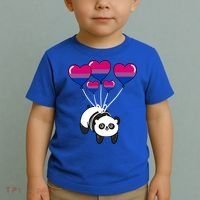 Panda Bisexual Pride Gift Toddler T-Shirt thumb 2