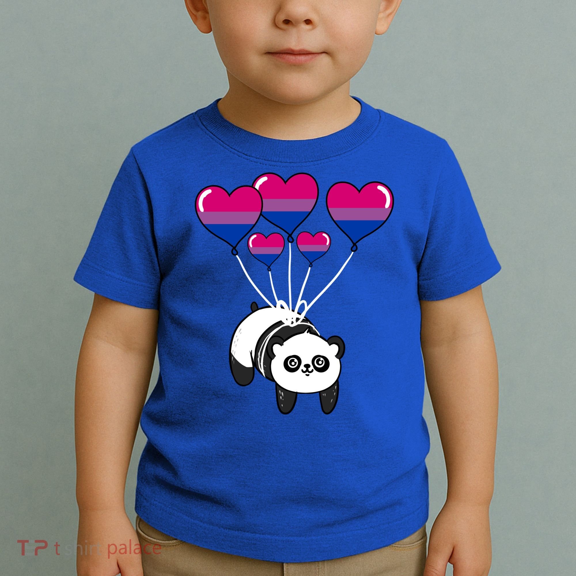 Panda Bisexual Pride Gift Toddler T-Shirt