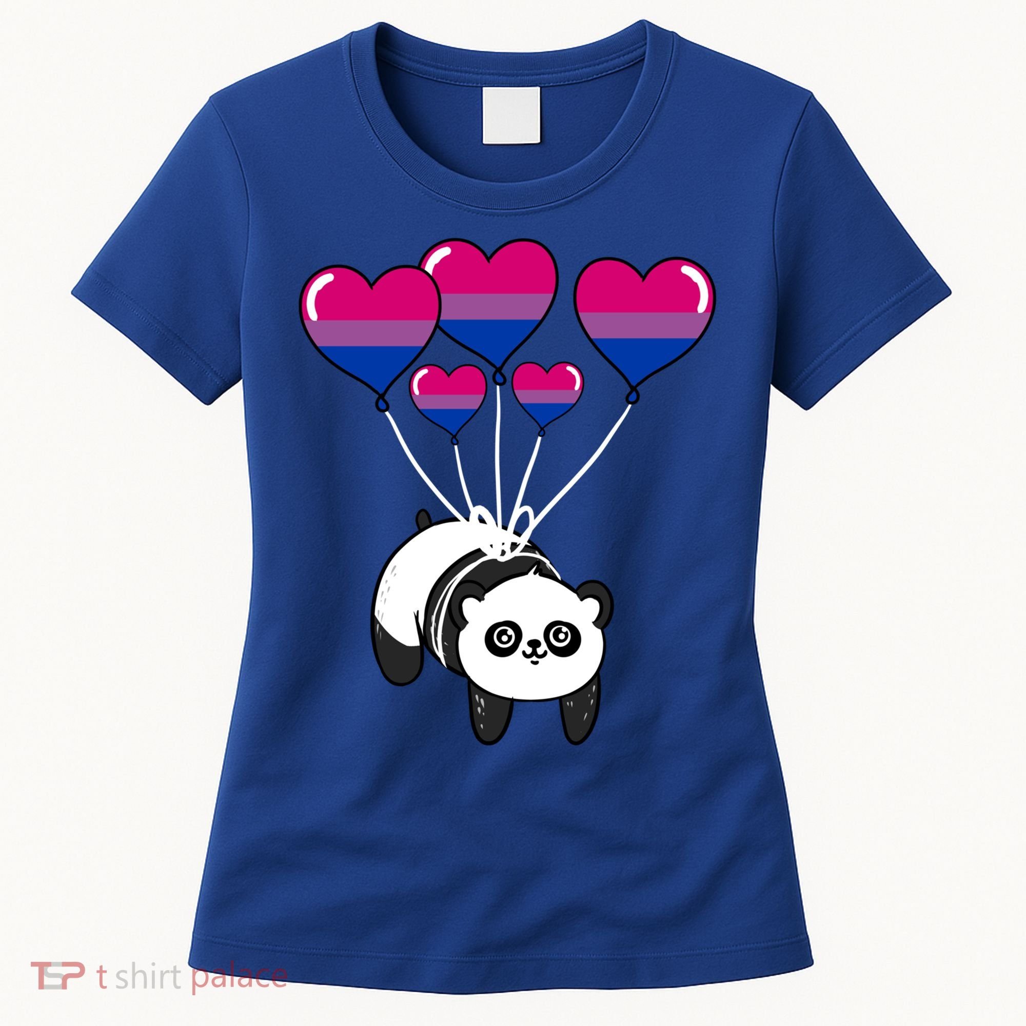 Panda Bisexual Pride Gift Women's T-Shirt
