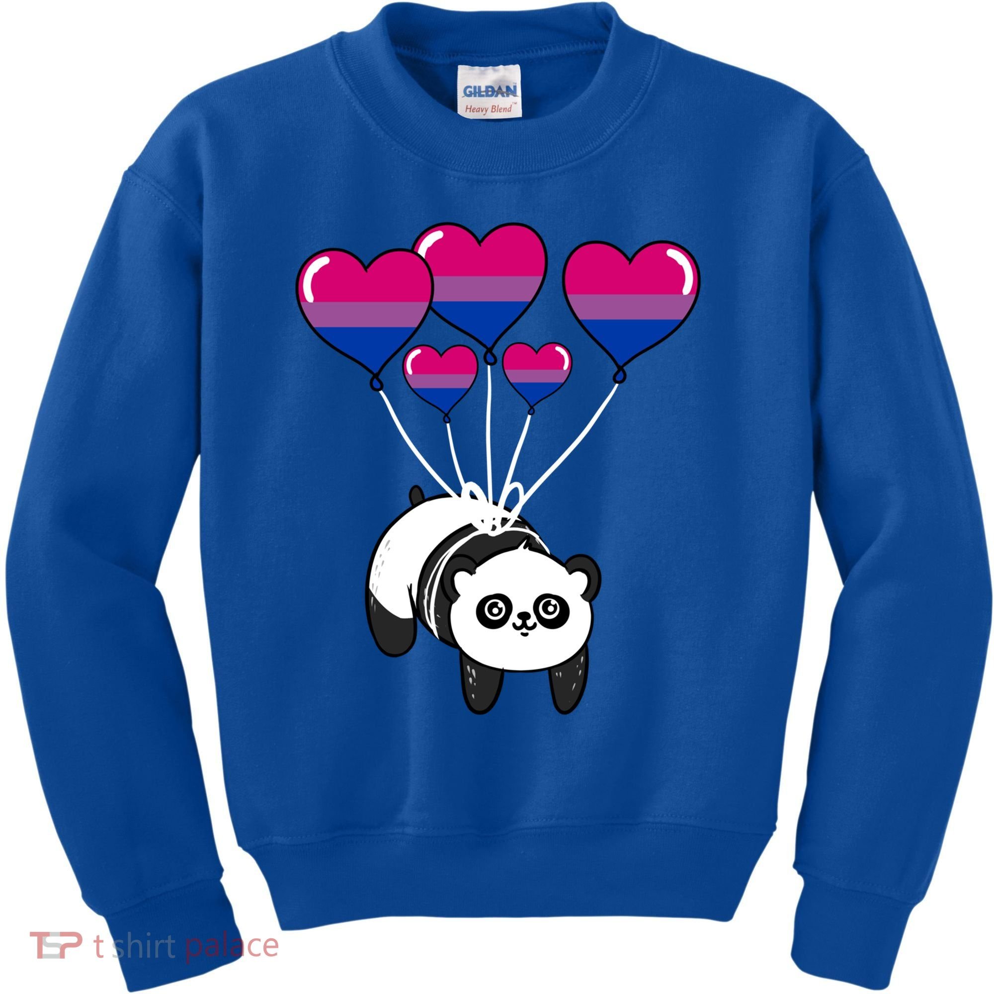 Panda Bisexual Pride Gift Kids Sweatshirt