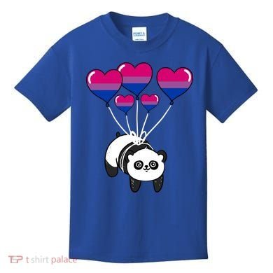 Panda Bisexual Pride Gift Kids T-Shirt