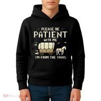 Please Be Patient With Me IM From The 1900s Kids Hoodie thumb 4